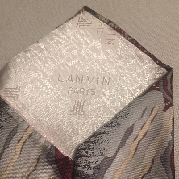 Lanvin Vintage Silk Tie - Picture 6 of 6